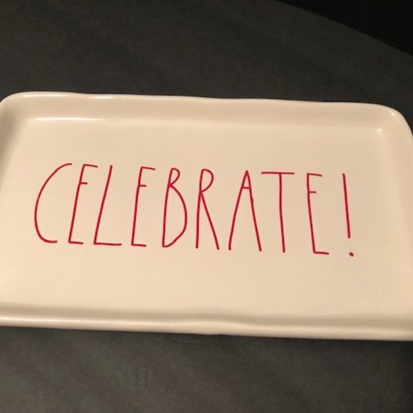 Rae Dunn Dining Rae Dunn Celebrate Plateserving Dish Poshmark